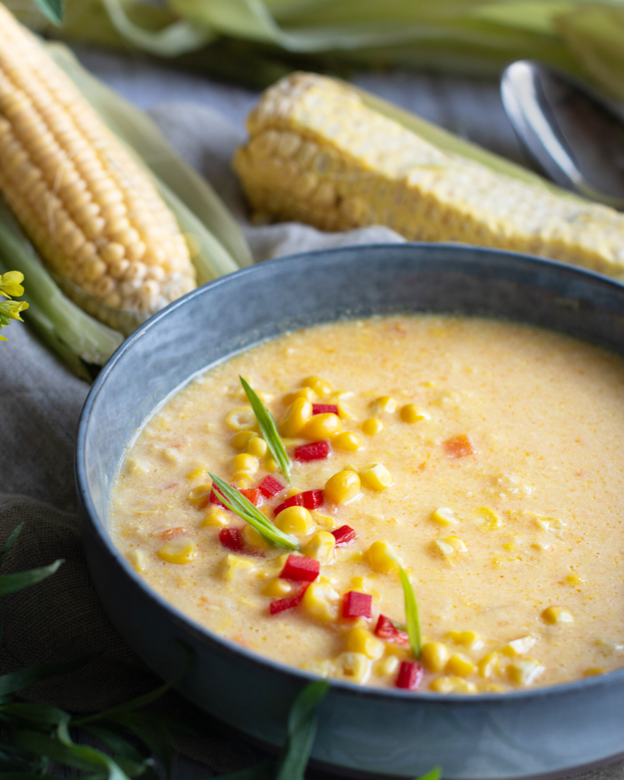 Soupe de maïs (corn chowder)